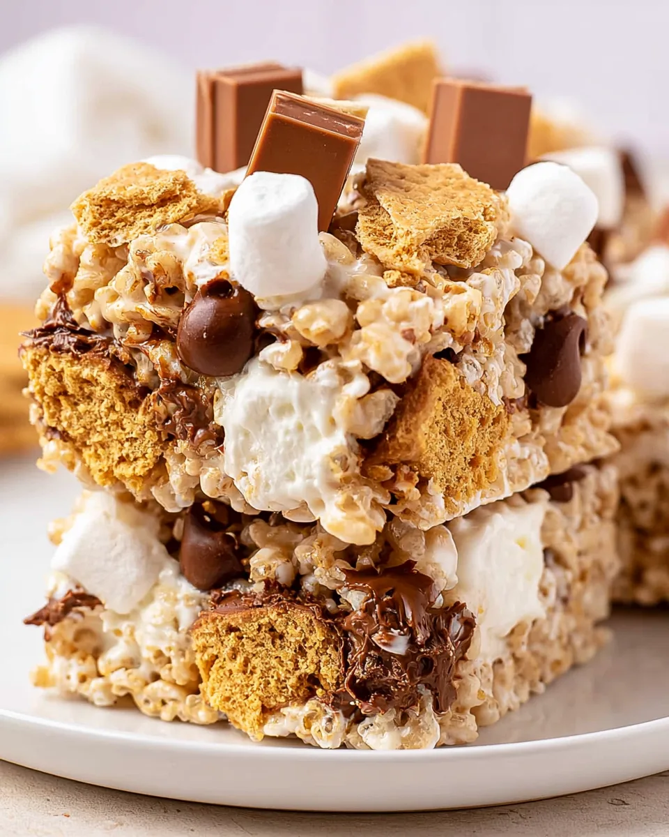S'mores Rice Krispies Treats Recipe