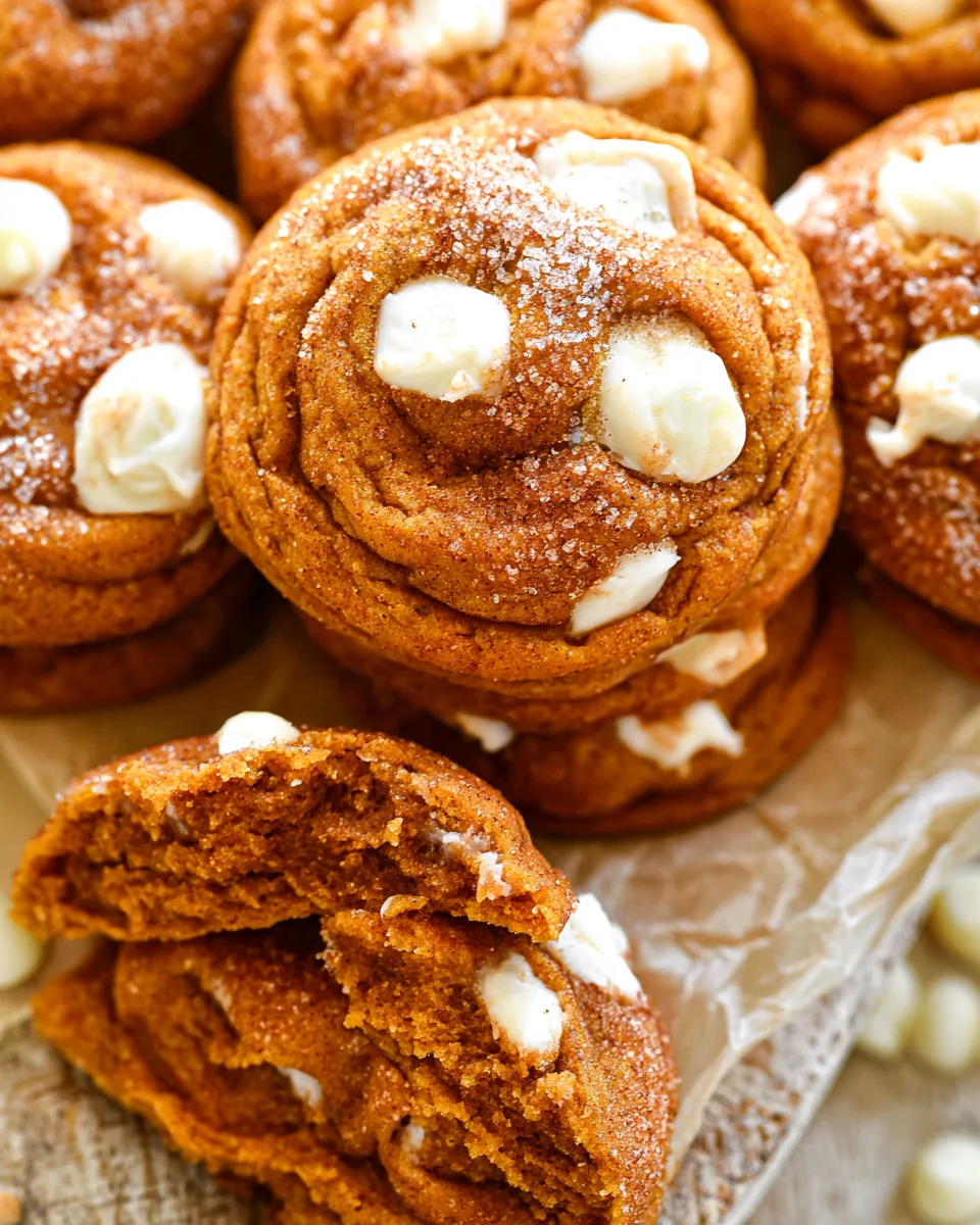 White Chocolate Pumpkin Snickerdoodles Recipe