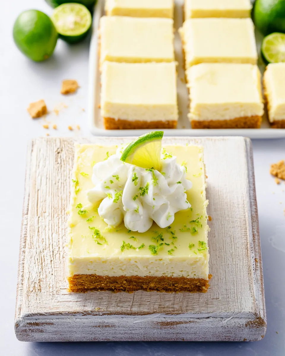 Zesty Key Lime Bars Recipe