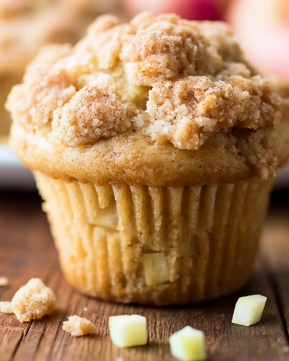 Back-to-School Apple Crumb Muffins (Lunchbox)