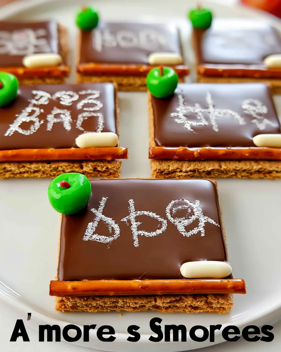 Back to School Chalkboard S'mores for Lunch Box