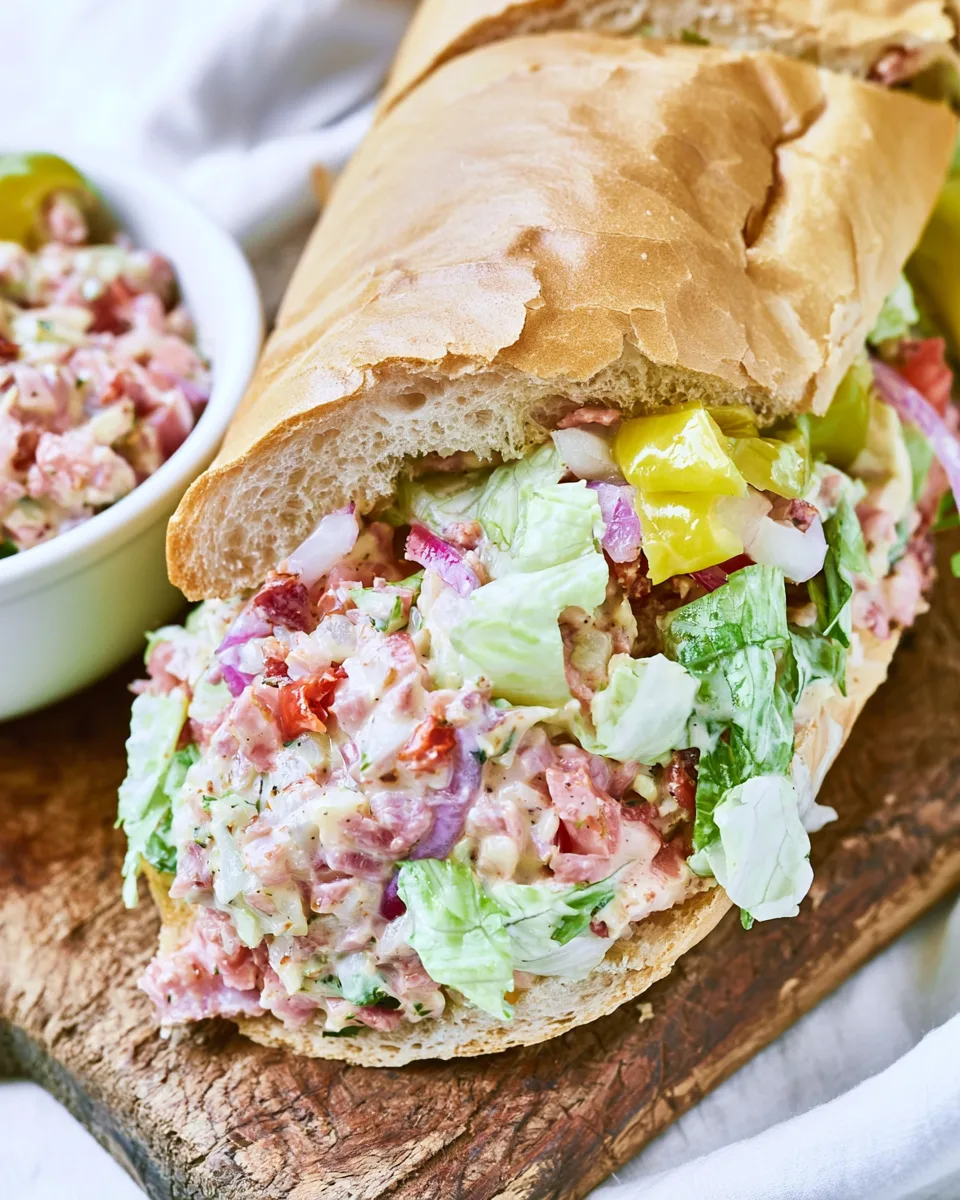 Back-to-School Italian Chopped Sandwich Recipe