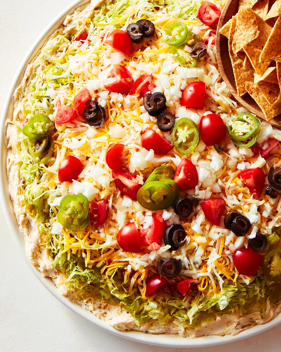 Best Taco Dip Recipe - Easy & Delicious