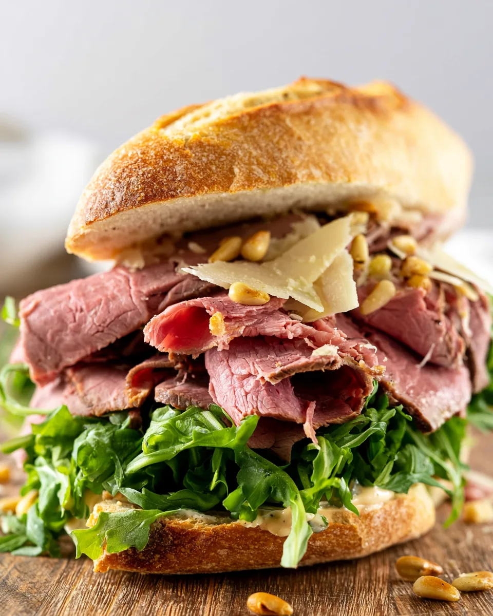 Cold Roast Beef Lunch Box Sandwich Recipe