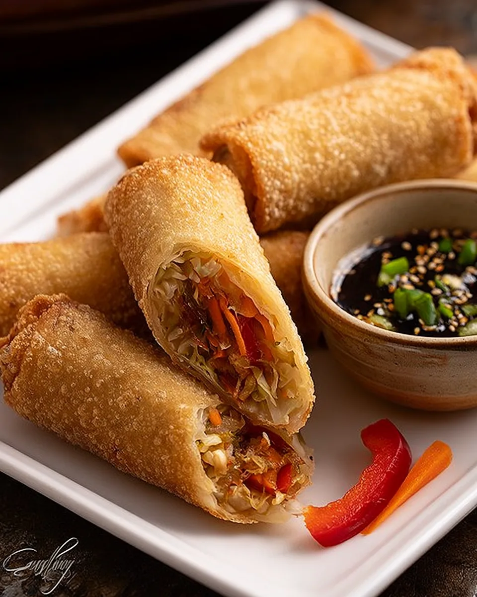 Crispy Veggie Egg Rolls for School Lunches