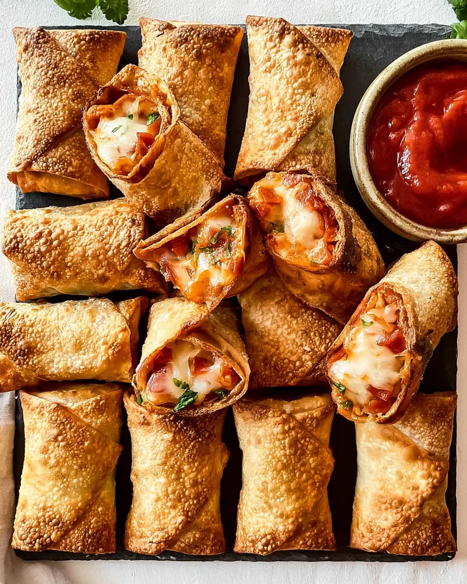 Easy Air Fryer Pizza Rolls for School Lunch