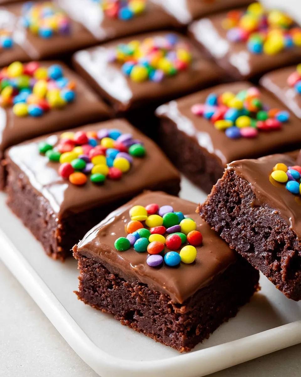 Easy Back-to-School Cosmic Brownies