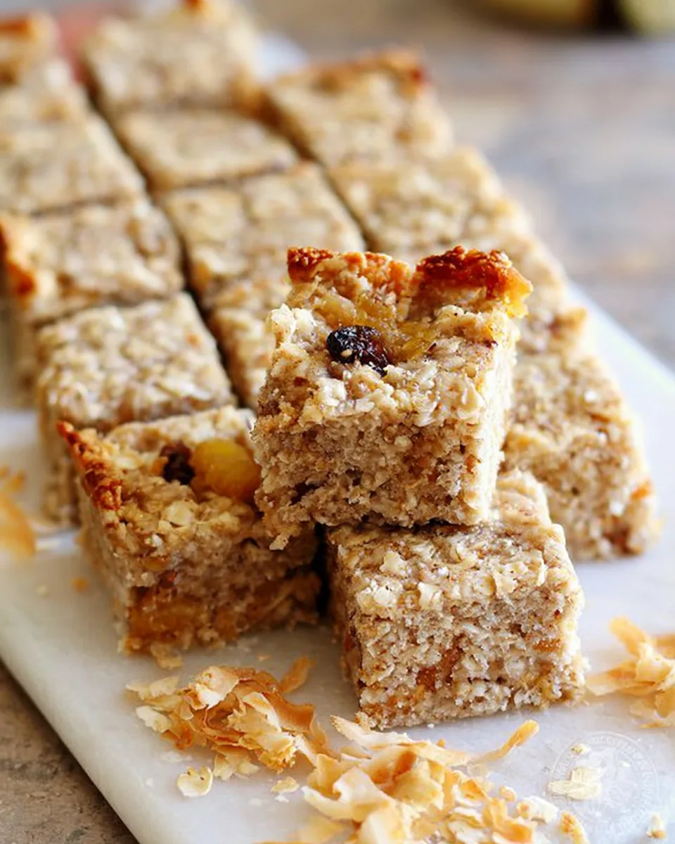 Easy 🍎 Back-to-School Oatmeal Energy Bars