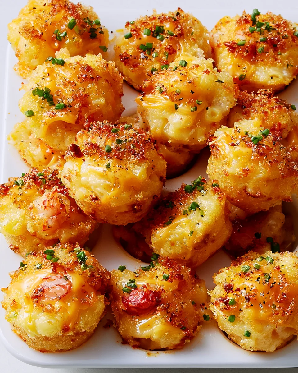 Easy Best Lobster Mac & Cheese Bites for Labor Day