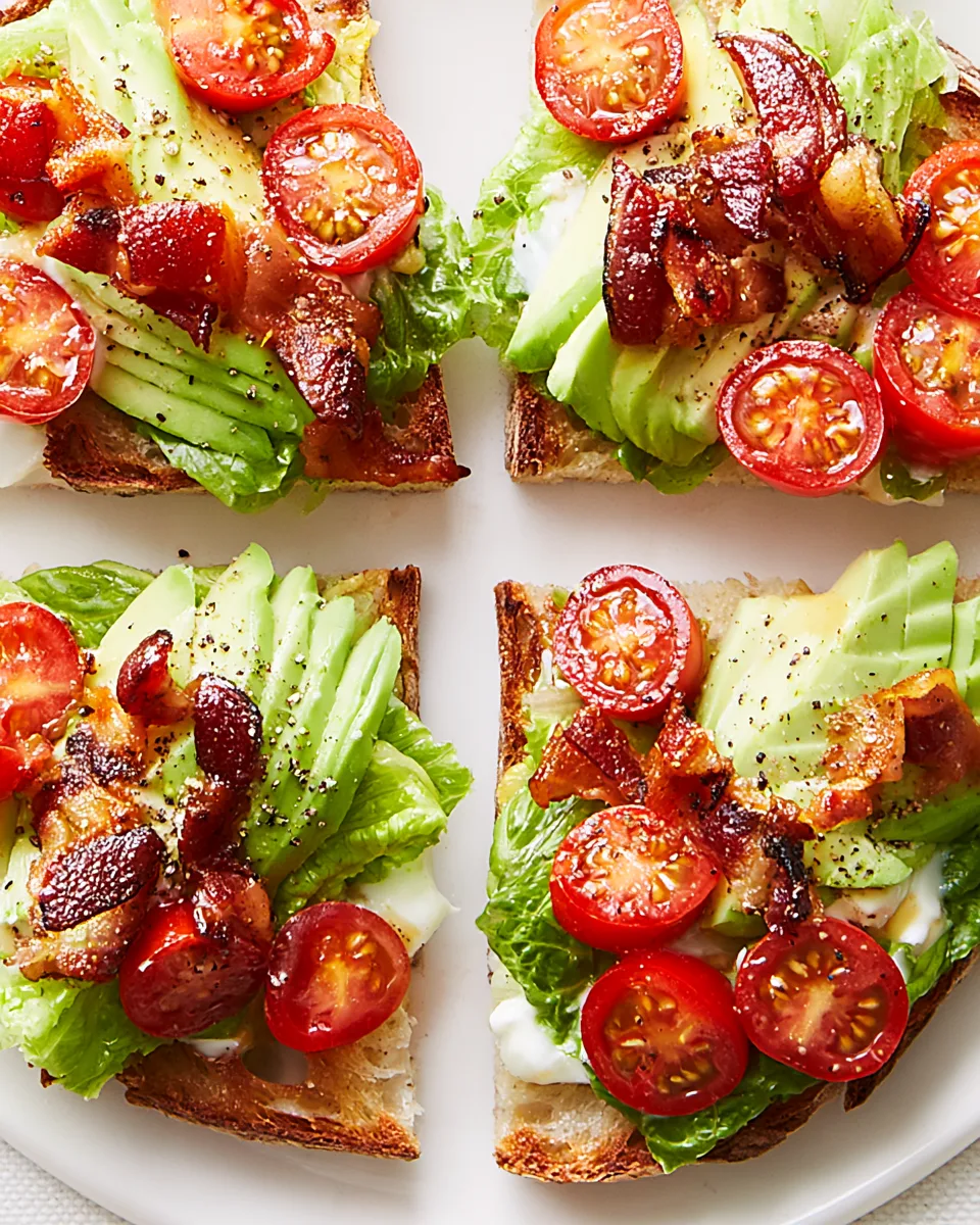 🍞 Easy & Healthy Labor Day BLAT Toasts