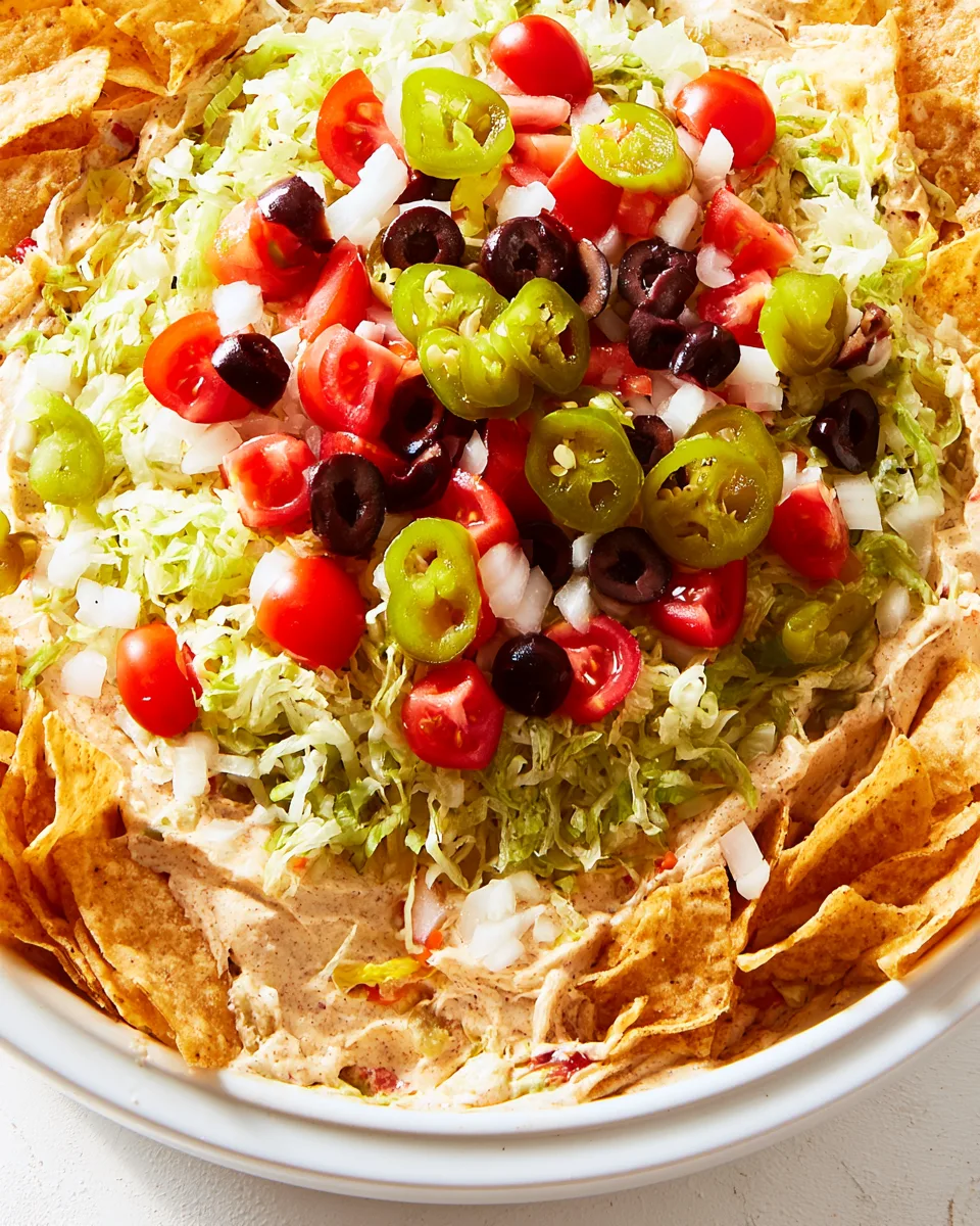 🌮 Easy Healthy Labor Day Taco Dip