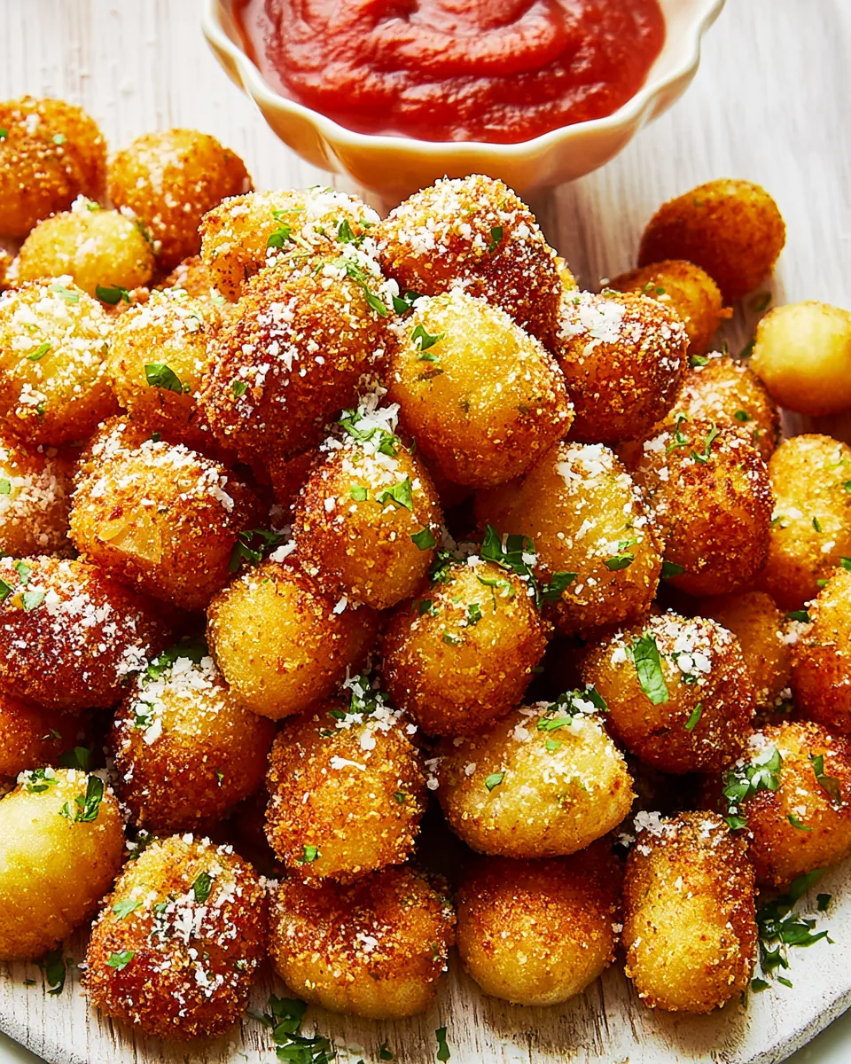 Easy Labor Day Fried Gnocchi Bites