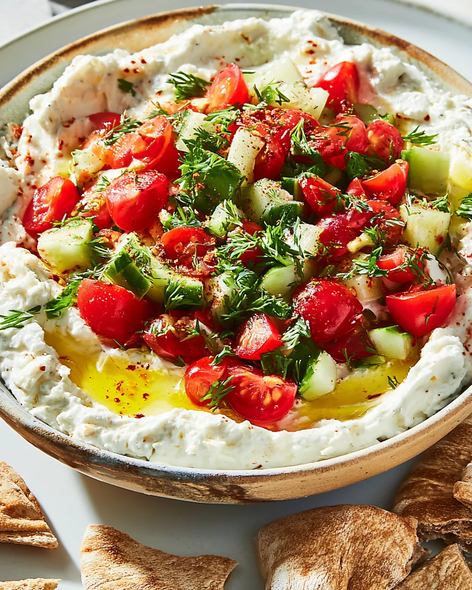 Easy Labor Day Greek Feta Dip