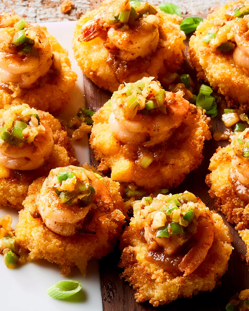 Fire Up the Grill: Cheesy Shrimp & Grits Bites