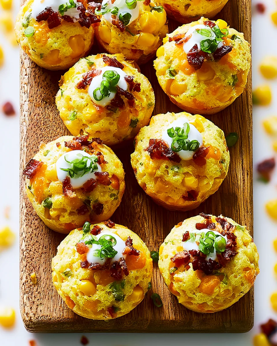 Healthy Loaded Corn Bites for Labor Day