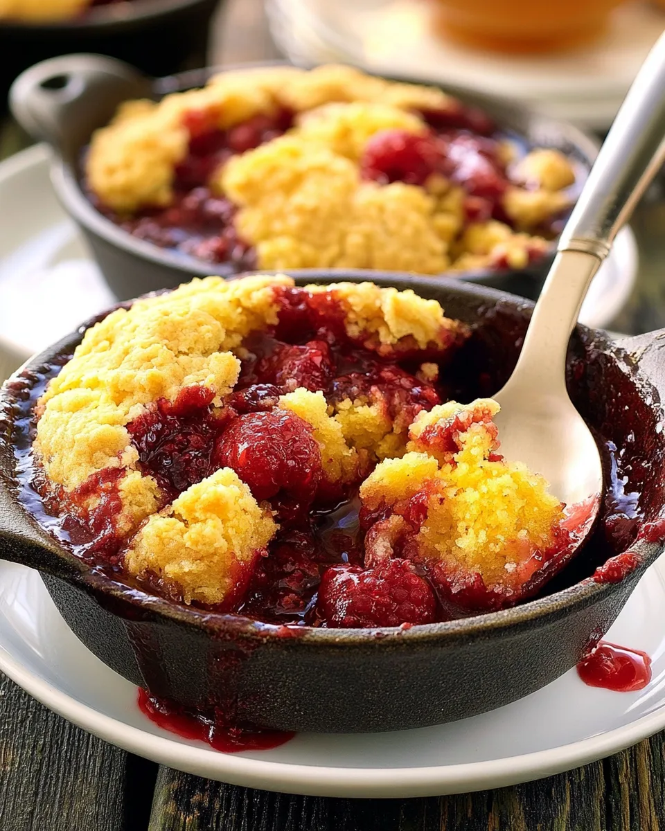 Labor Day Cake & Berry Campfire Cobbler 🌲🍰