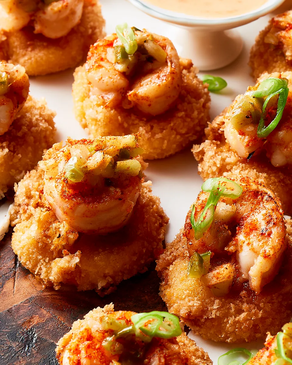 Labor Day Cheesy Shrimp & Grits Bites Recipe