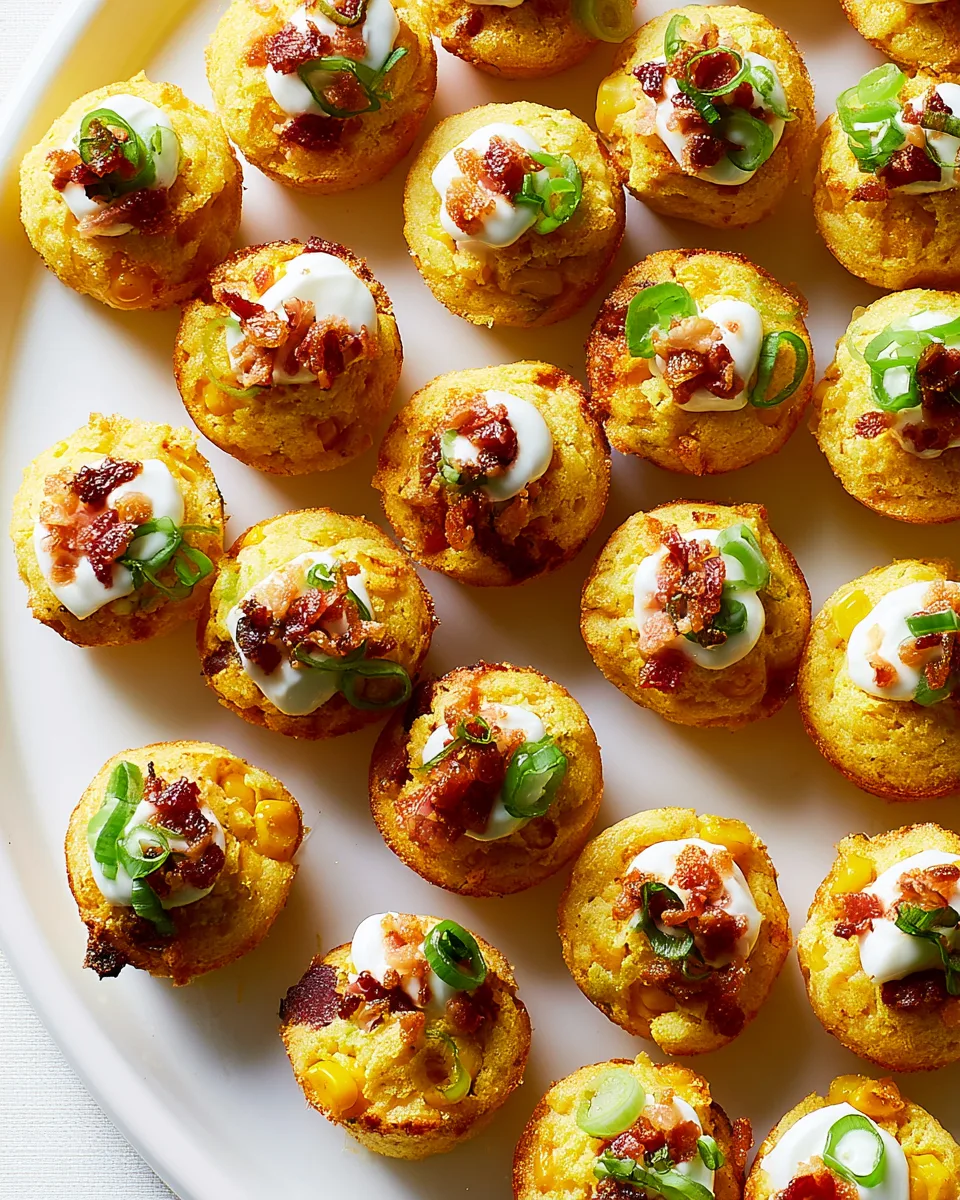 Labor Day Loaded Cheesy Corn Bites