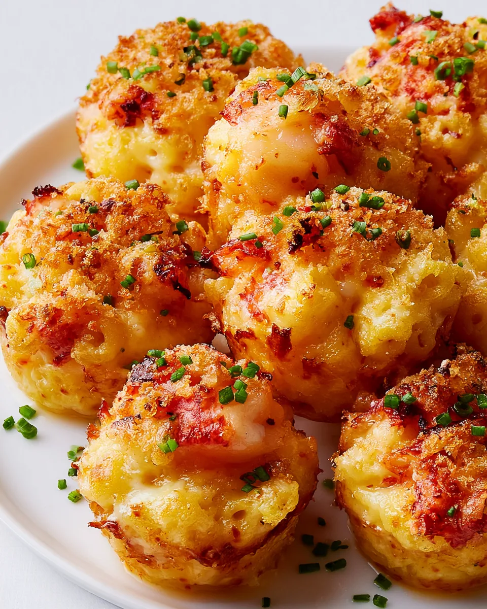 Labor Day Lobster Mac & Cheese Bites