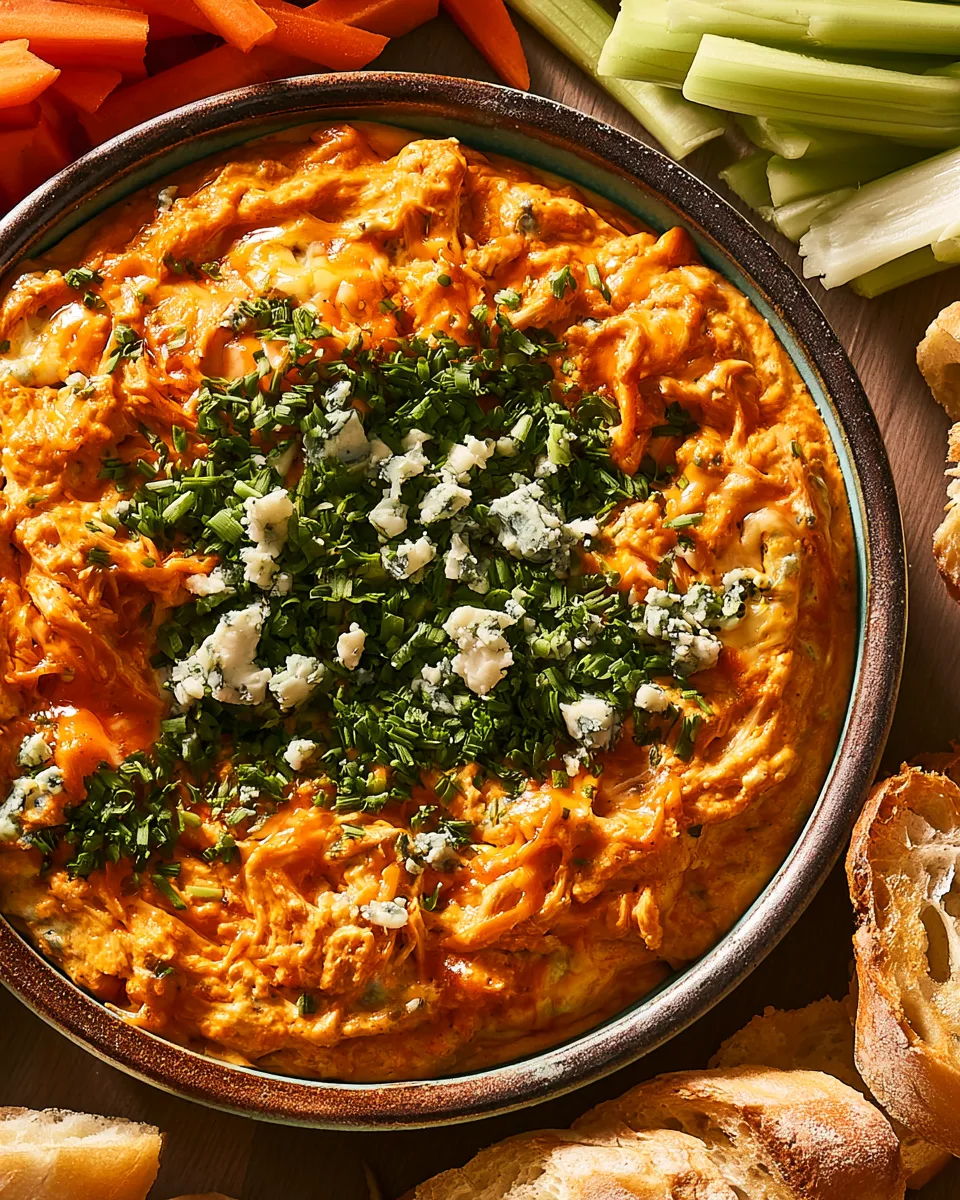 🥇 Labor Day Slow-Cooker Buffalo Chicken Dip