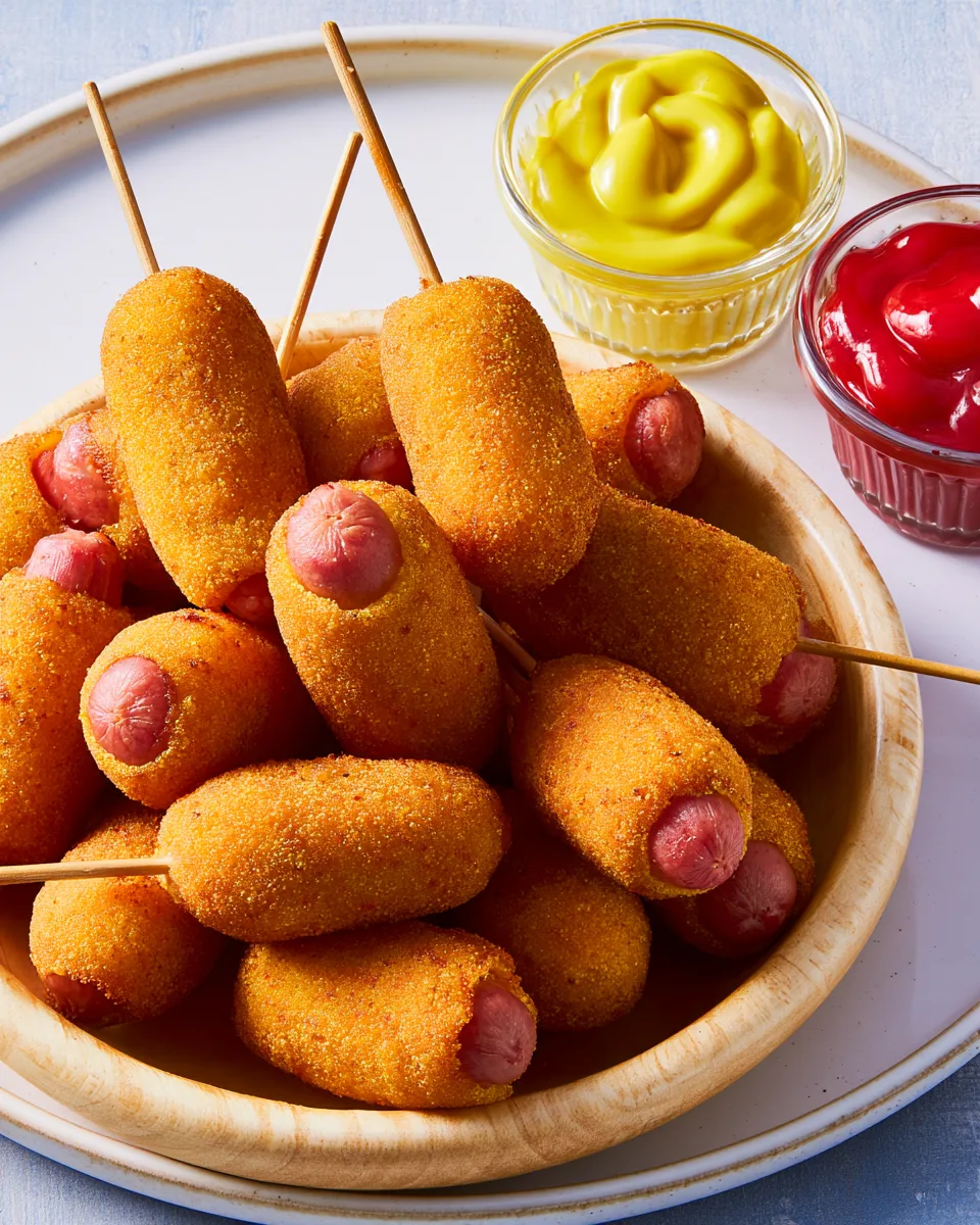 Lunchbox Mini Corn Dogs Recipe
