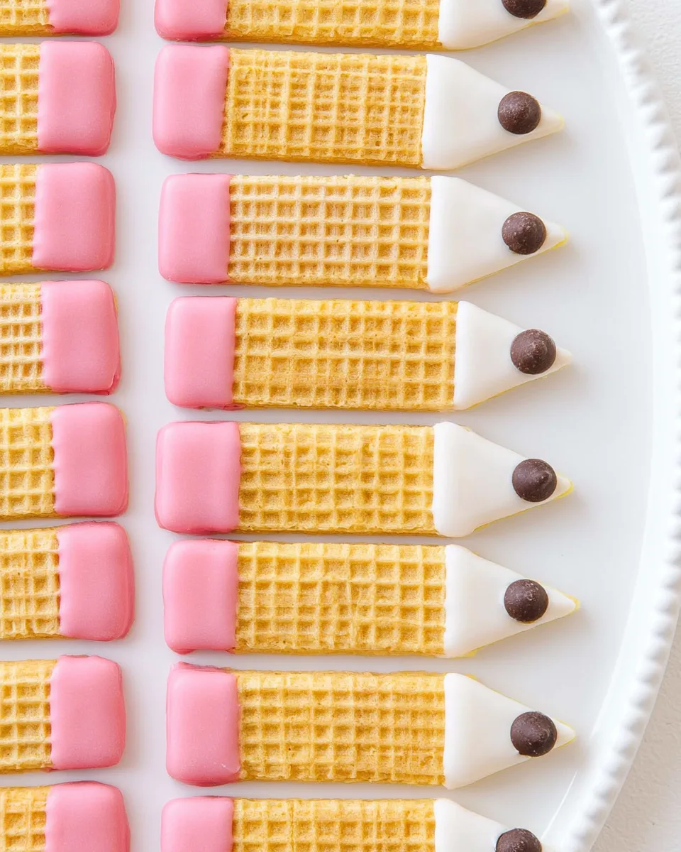 Pencil Cookies for Back-to-School Lunchbox Fun