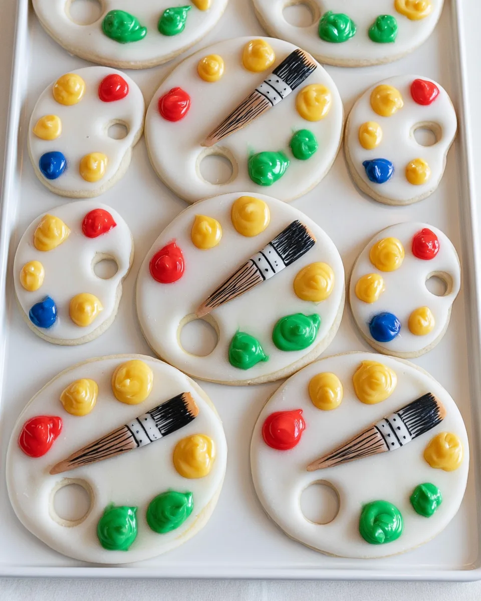 # School-Ready Artist Palette Cookies
