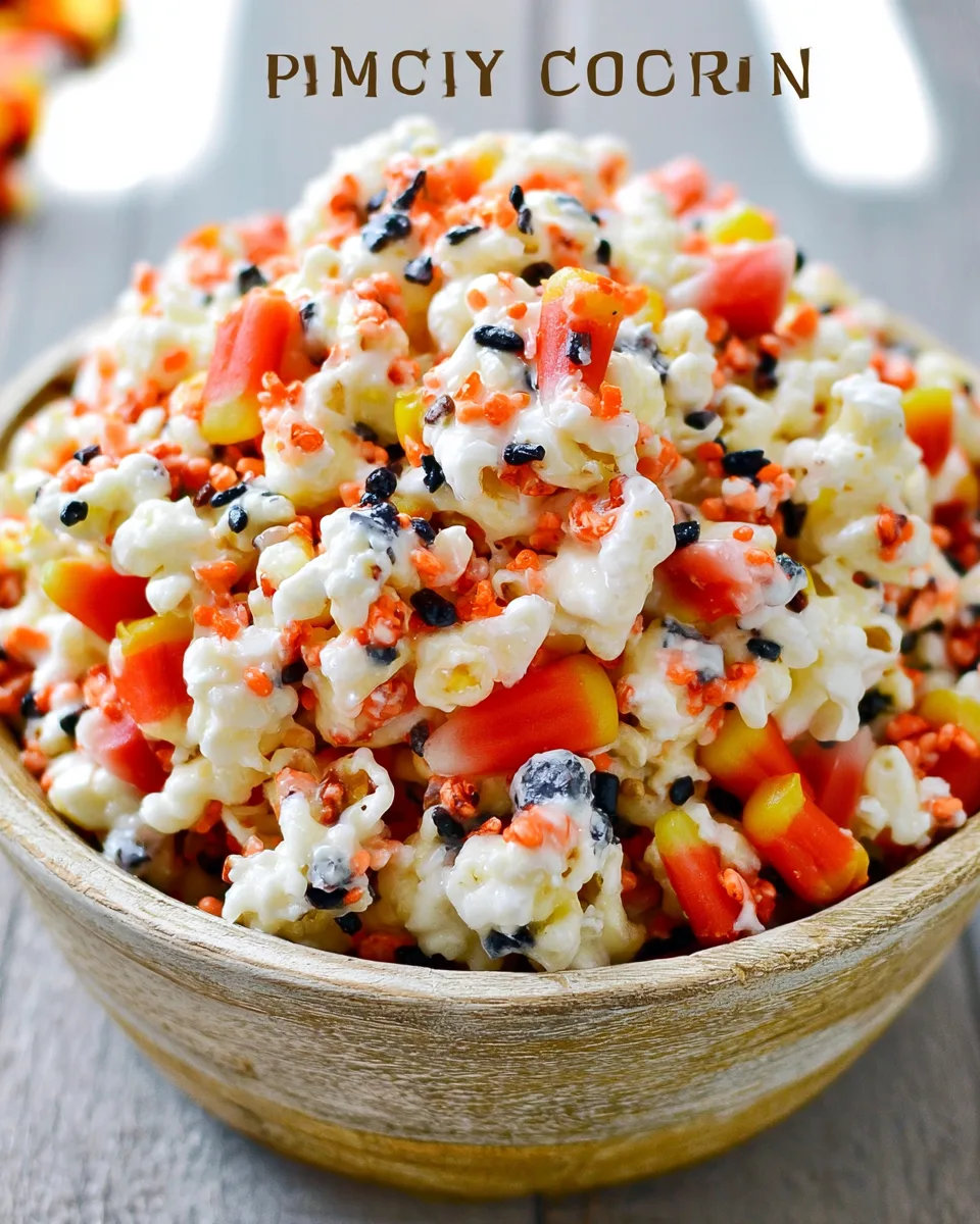 🎃 Candy Corn Popcorn Munch Recipe