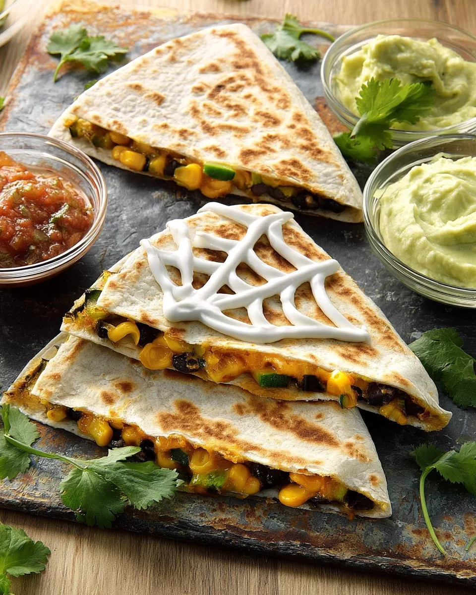 Easy Confetti Corn Quesadillas