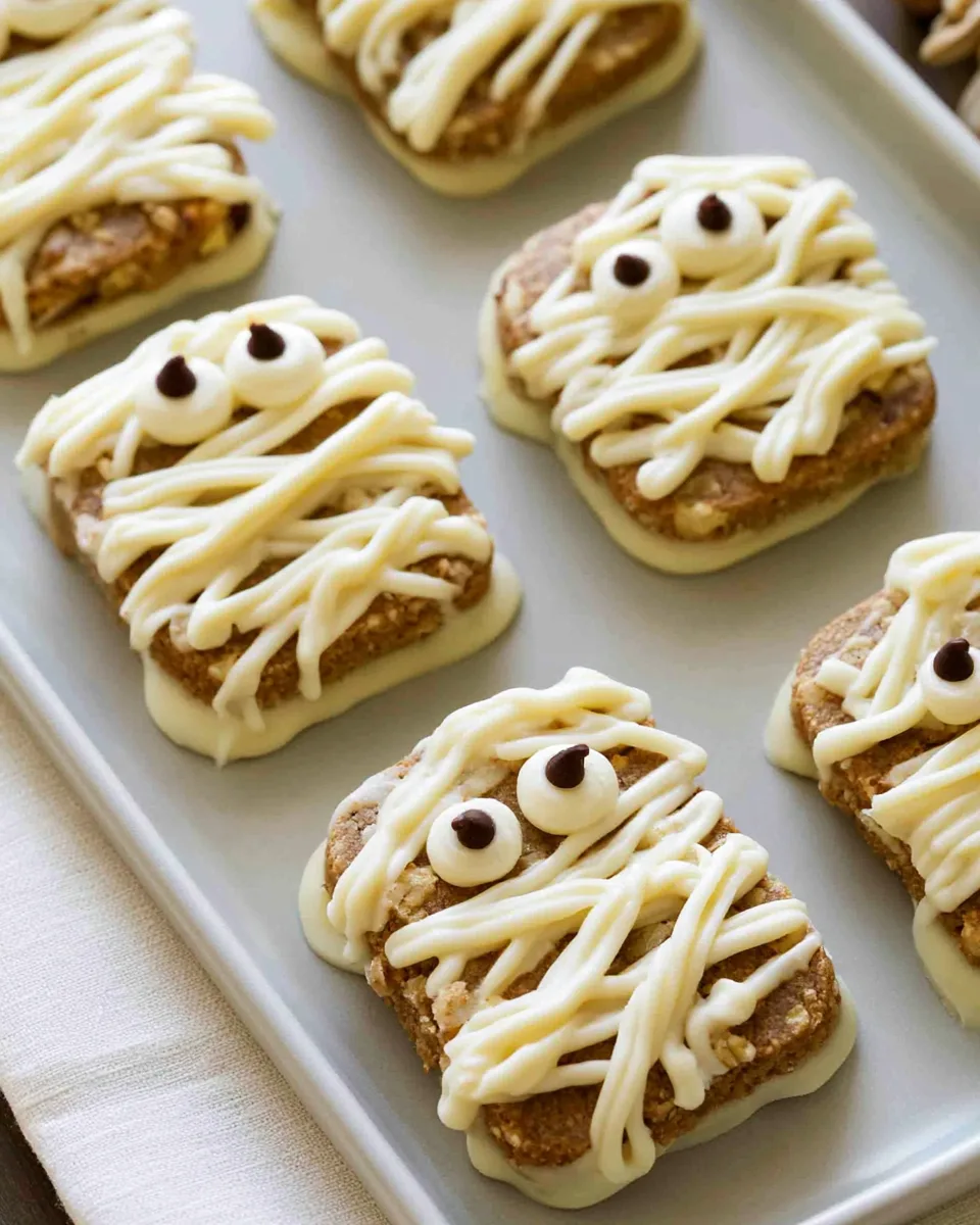 Easy 🎃 Low Carb Mummy Cookies Recipe