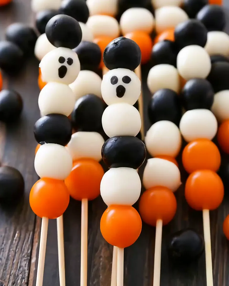 🎃 Halloween Antipasto Skewers Recipe