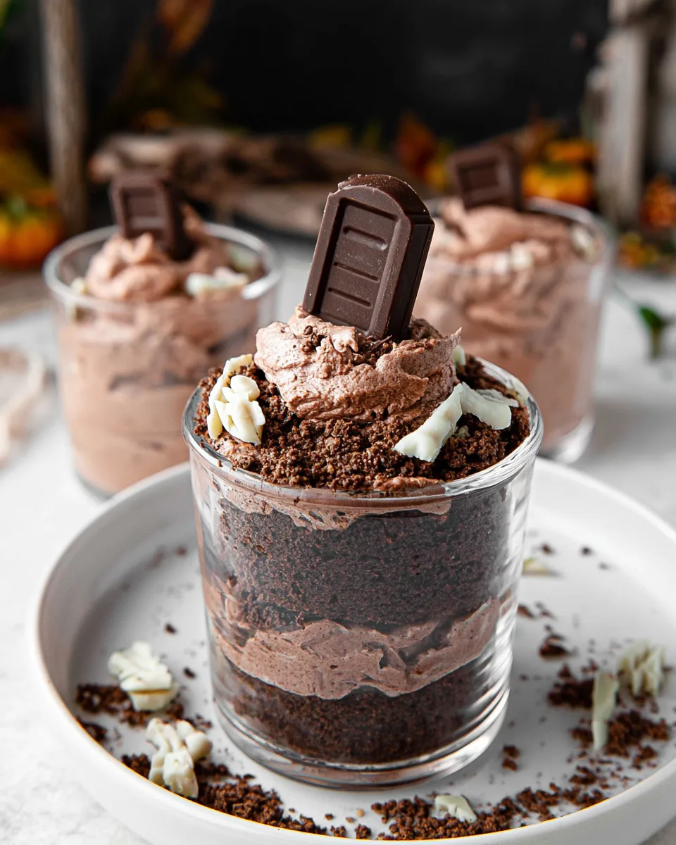 🎃 Halloween Keto Graveyard Cups