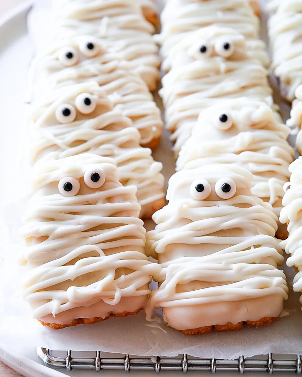 Halloween Mummy Nutter Butter Cookies Recipe