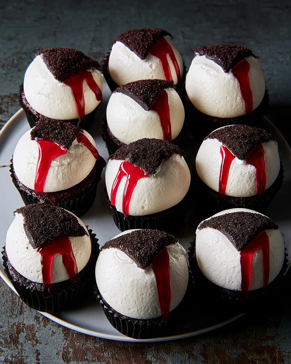 🧛‍♂️ Healthy Vampire Cupcakes Recipe