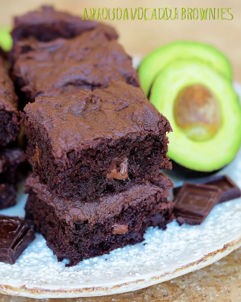 🎃 Keto Avocado Brownies