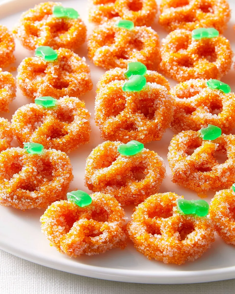 🎃 Mini Pretzel Pumpkins Recipe