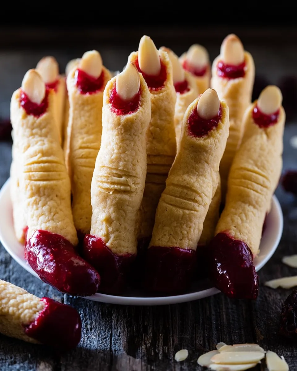 Paleo Witch Finger Cookies (Vegan)