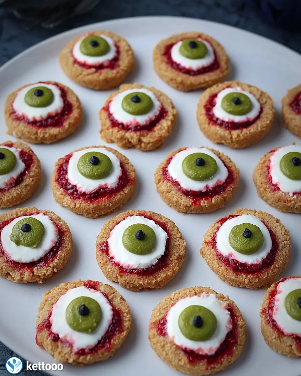 Spooky Eyeball Keto Cookies Recipe