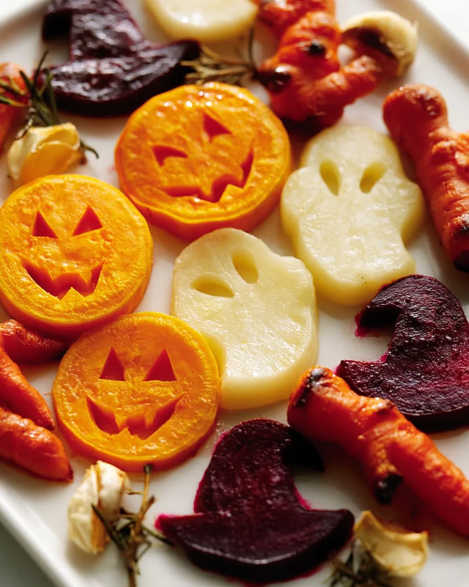Spooky 🎃 Halloween Roasted Veggies