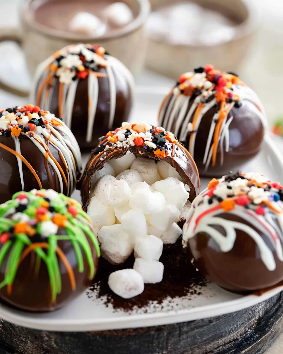 Spooky Hot Cocoa Bombs Recipe (Halloween)