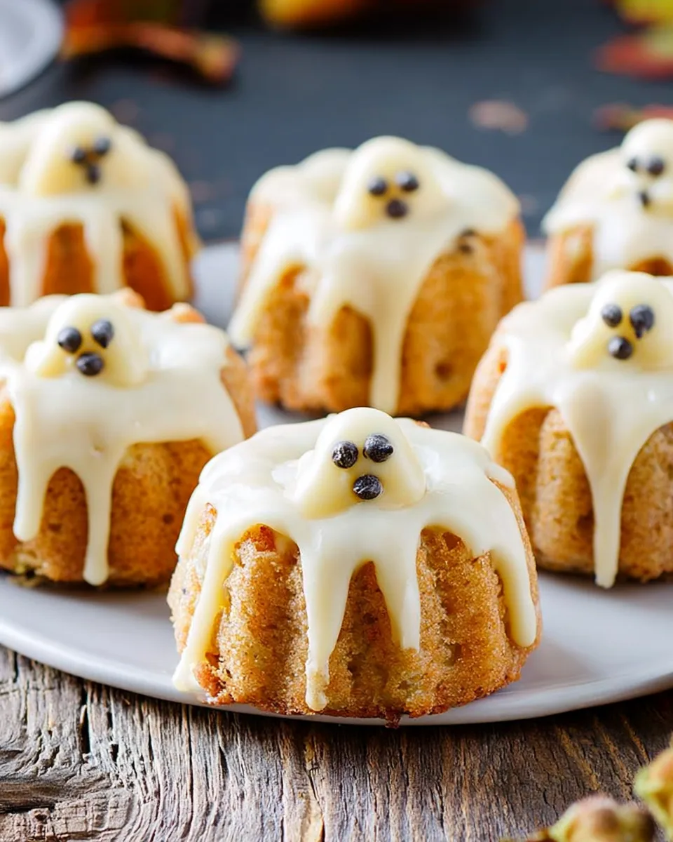 🎃 Spooky Mini Keto Ghost Bundt Cakes Recipe