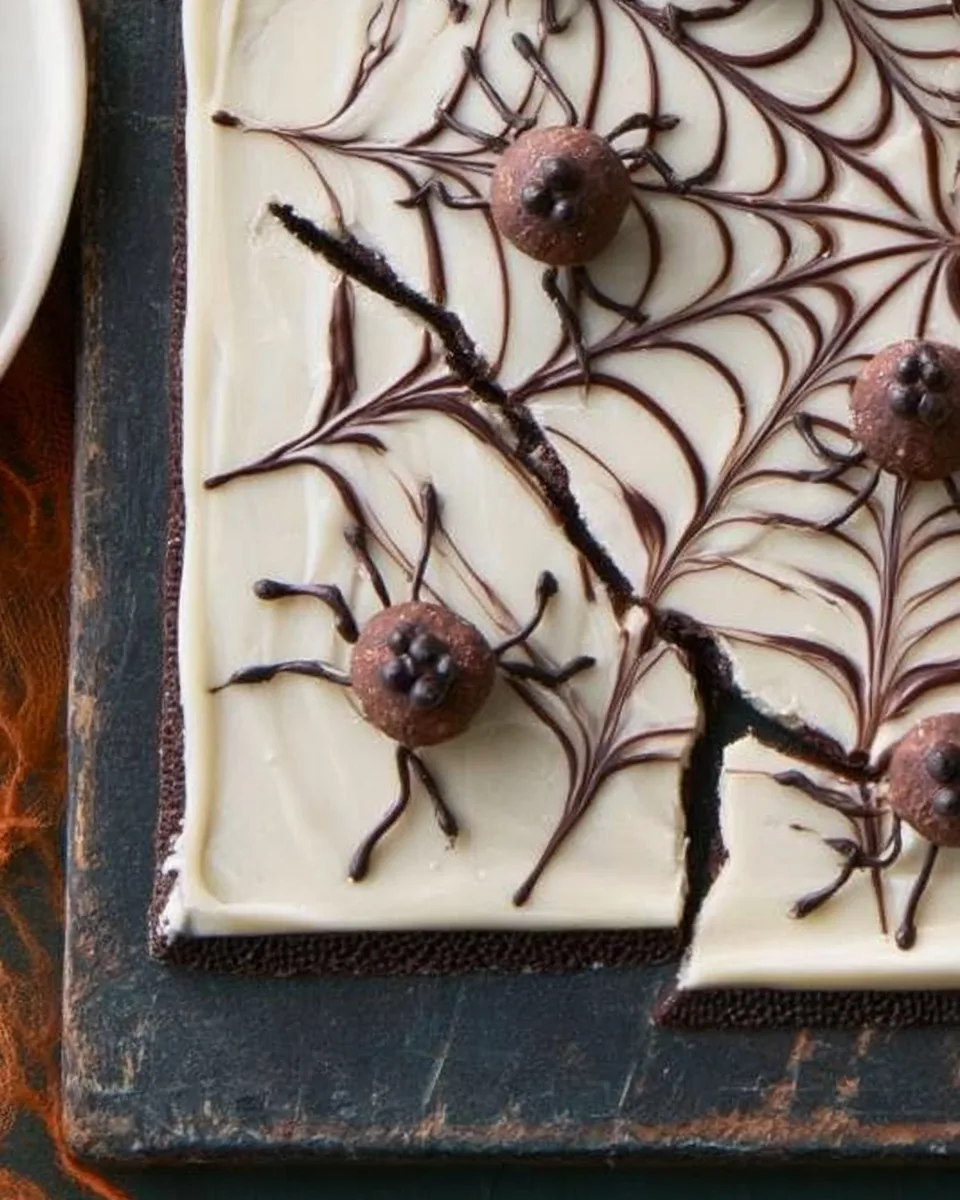 🎃 Spooky Spider Web Bark Recipe